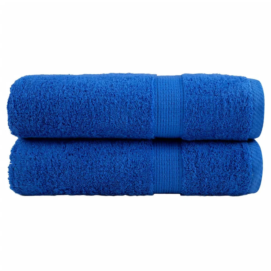 Serviettes de bain de qualité supérieure SOLUND 2 pcs bleu