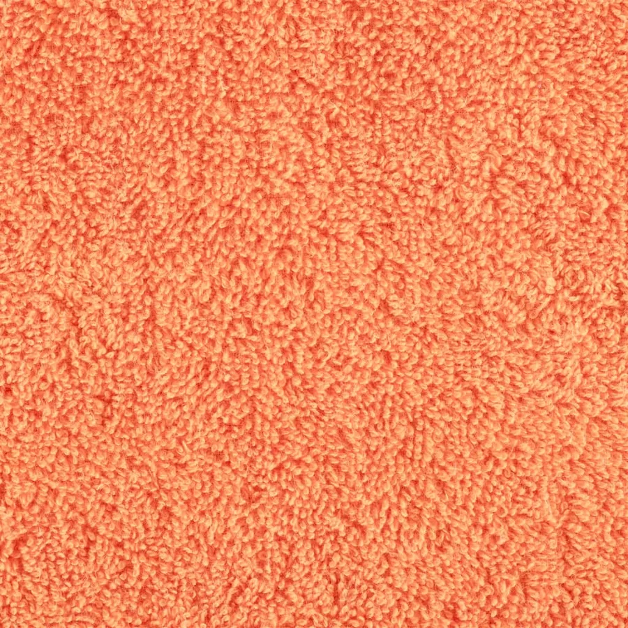 Serviettes de toilette premium SOLUND 2 pièces Orange 30 x 30 cm 600 g/m² - 5