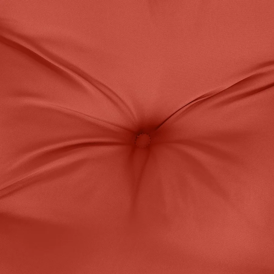 Coussin de banc de jardin rouge mélangé 100x50x7 cm tissu - 6