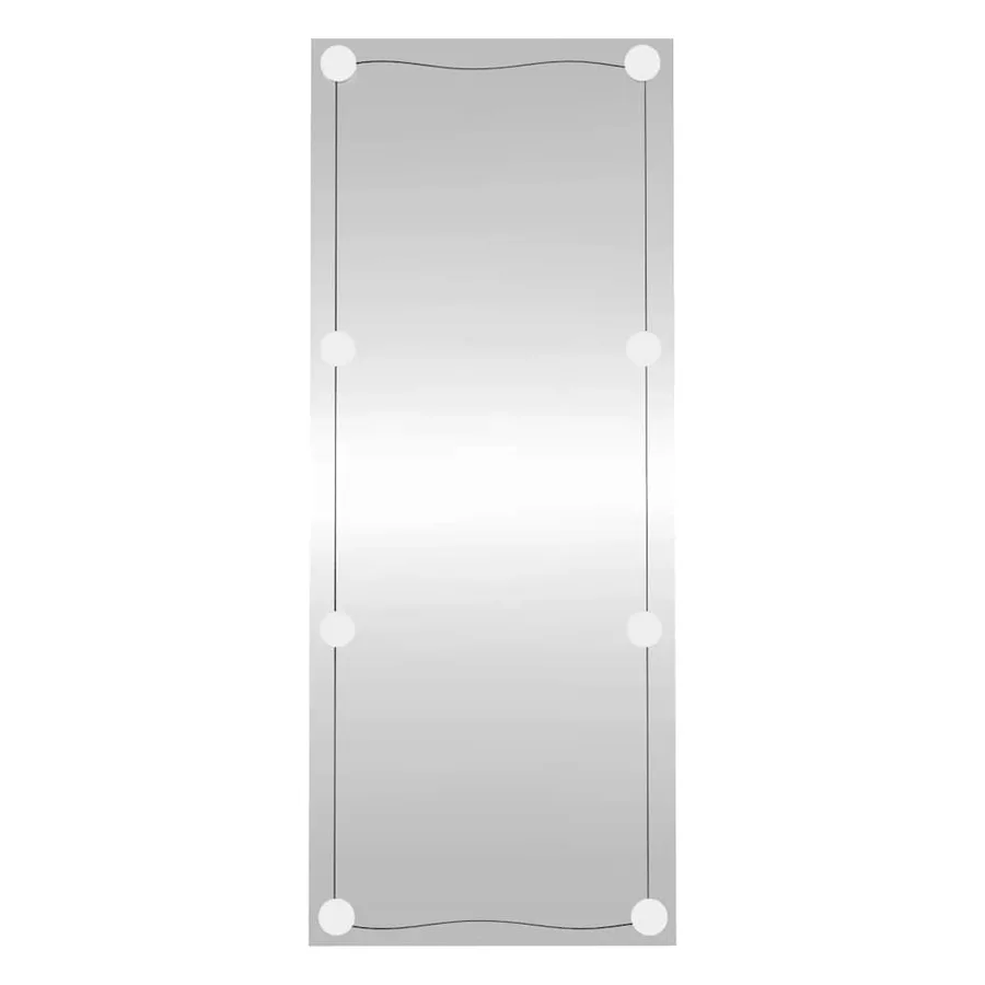 Miroir mural avec lumières LED 40x100 cm verre rectangulaire - 2