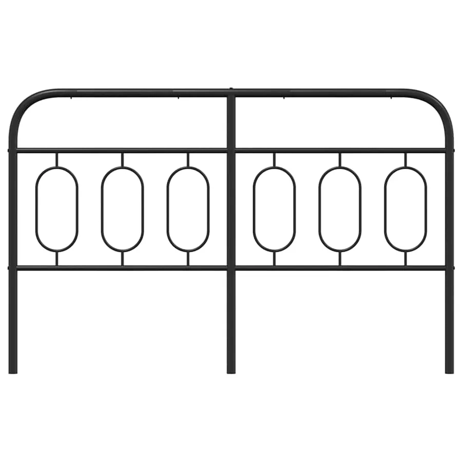 Tête de lit de remplacement métal noir 137 cm - 4