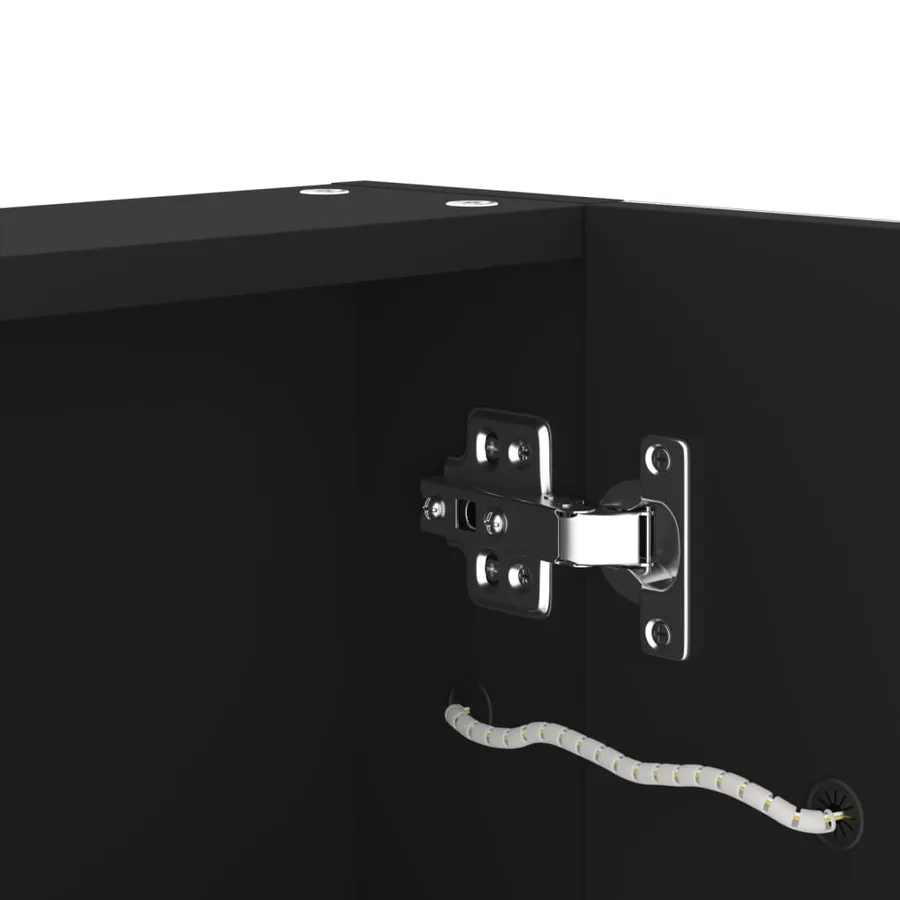 Armoire de salle de bain à miroir LED 62x14x60 cm - 6