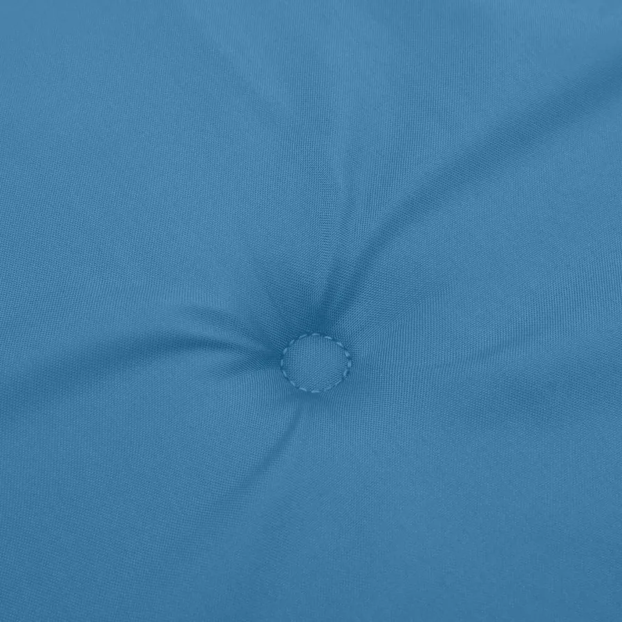 Coussin de banc de jardin bleu mélangé 180x50x7 cm tissu - 6