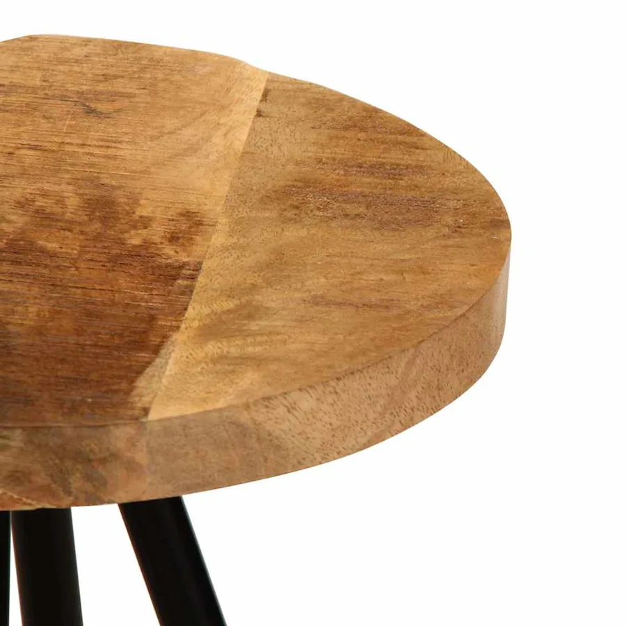Ensemble de bar 7 pcs bois de manguier massif - 13