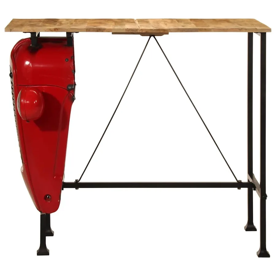 Ensemble de bar 7 pcs bois de manguier massif - 3
