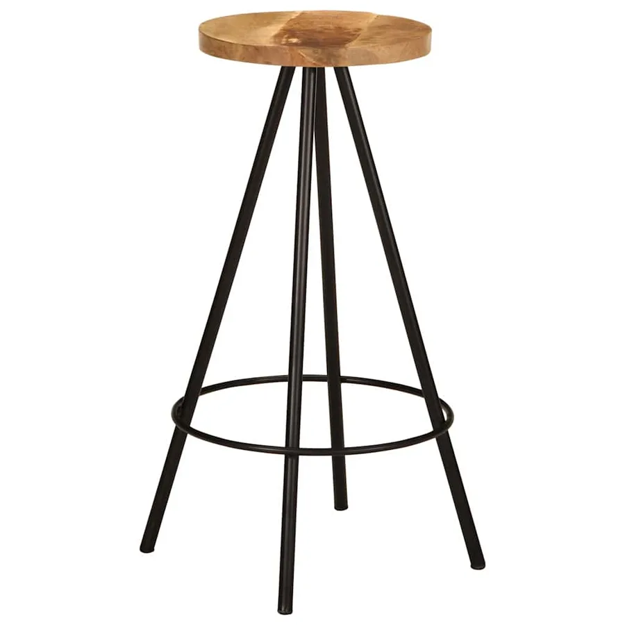 Ensemble de bar 7 pcs bois de manguier massif - 8