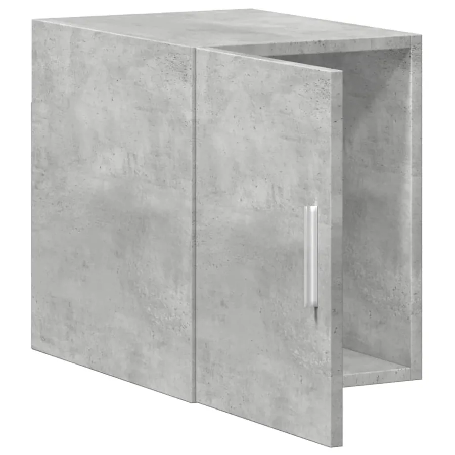 Armoire murale gris béton 30x42,5x40 cm bois d'ingénierie - 8