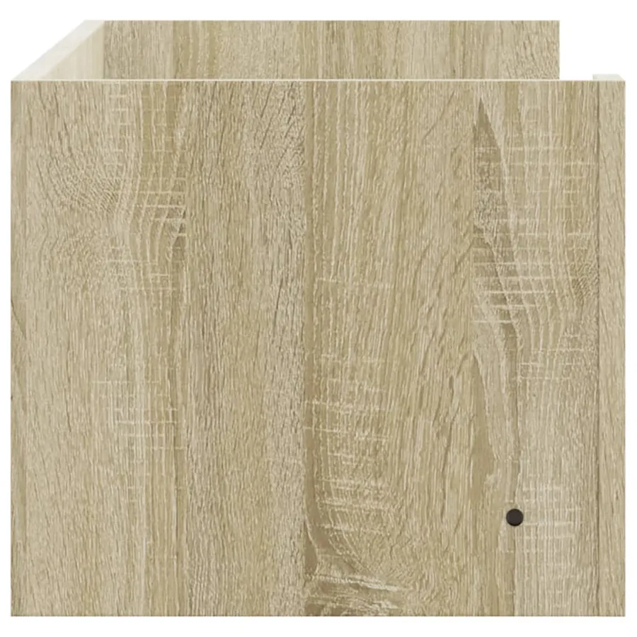 Étagère murale chêne sonoma 100x35x30,5 cm bois d'ingénierie - 5