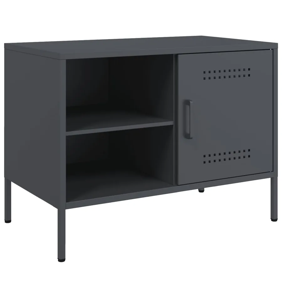 Meubles TV 2 pcs anthracite 68x39x50,5 cm acier - 6