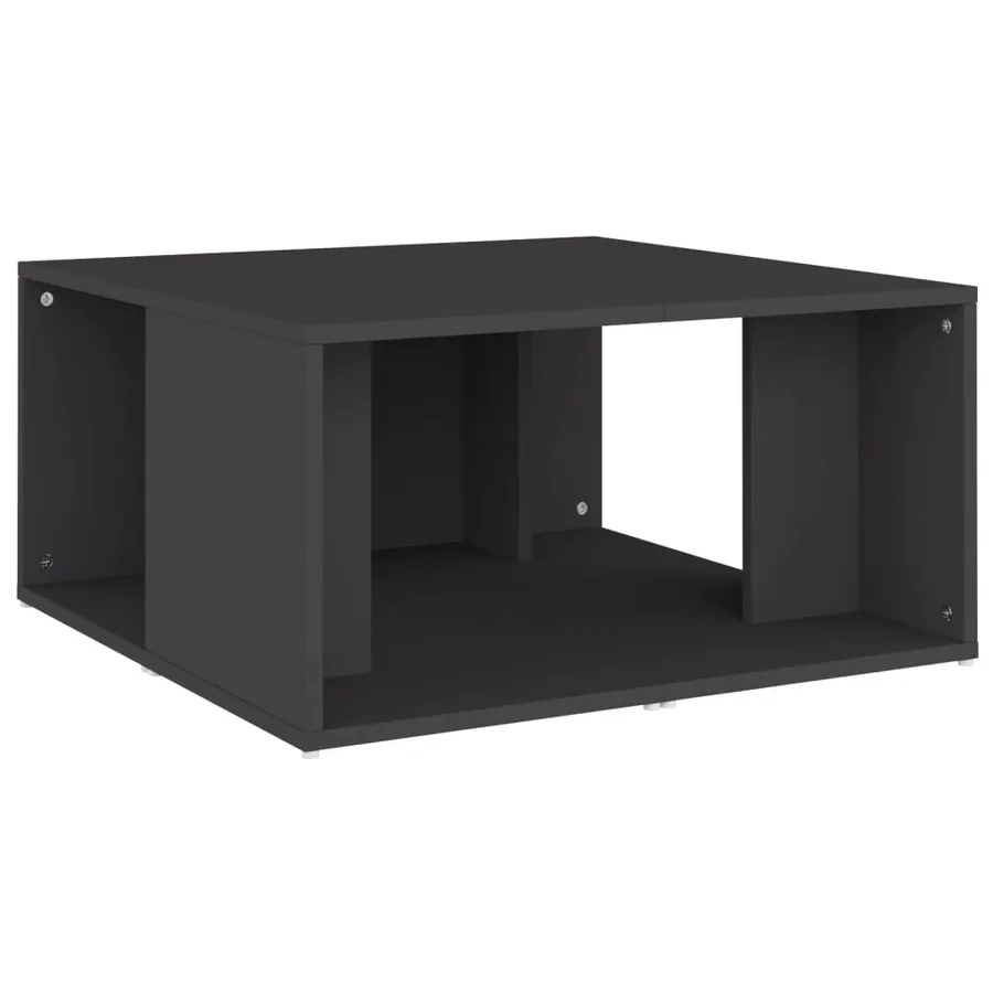 Tables basses 4 pcs gris 33x33x33 cm bois d'ingénierie - 8