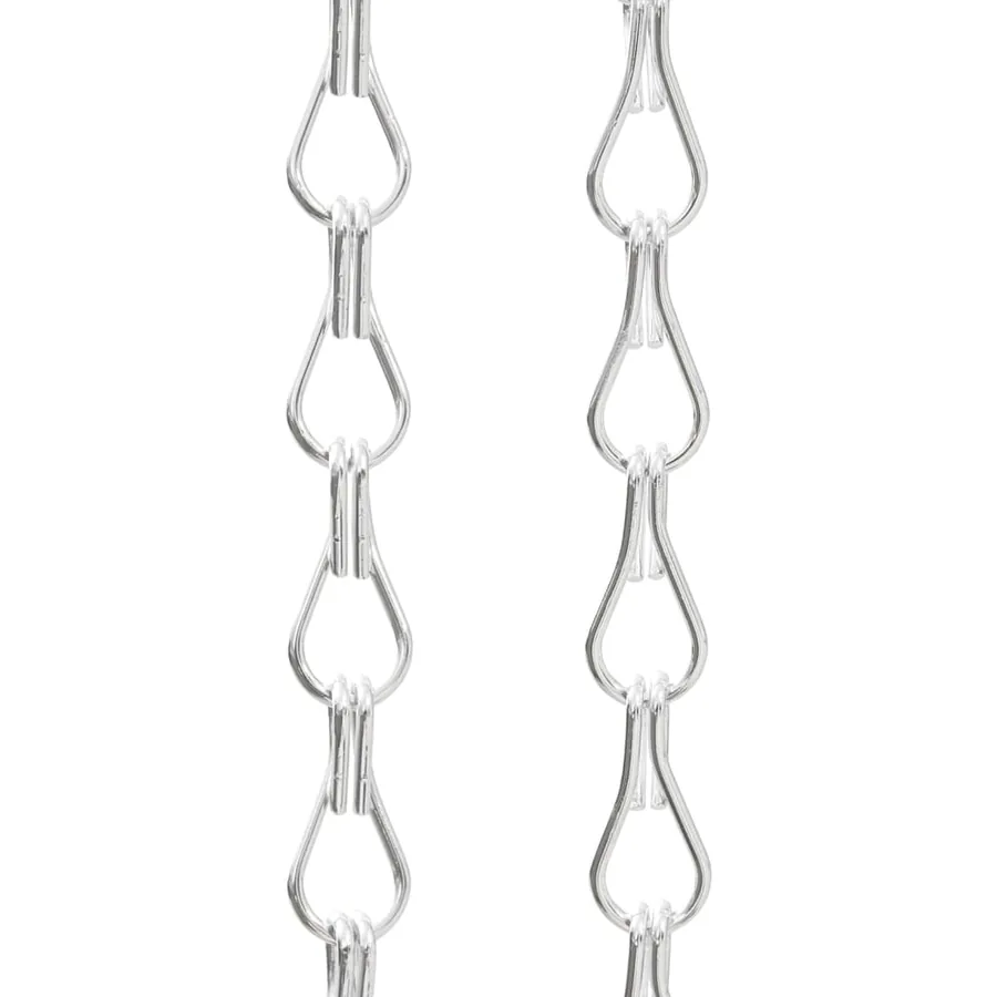 Moustiquaire de porte à chaîne 100x200 cm aluminium - 4