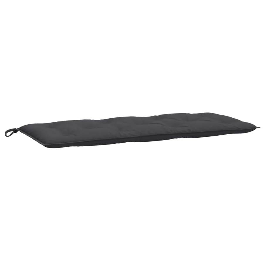 Coussins de banc de jardin lot de 2 anthracite mélangé tissu - 5