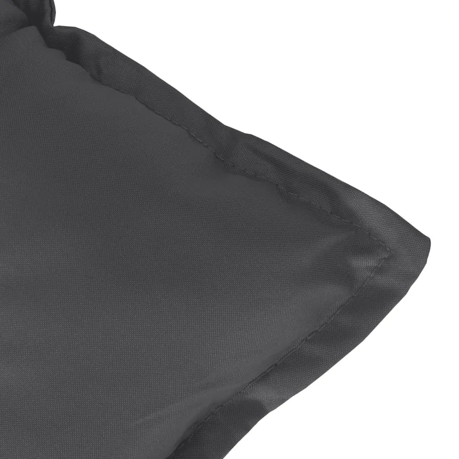 Coussins de banc de jardin lot de 2 anthracite mélangé tissu - 8