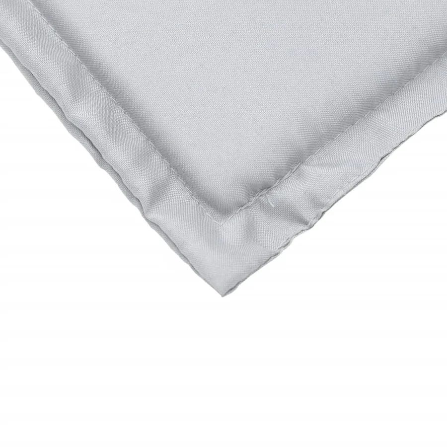 Coussins de siège de jardin lot de 4 gris clair 45x45x2cm carré - 9