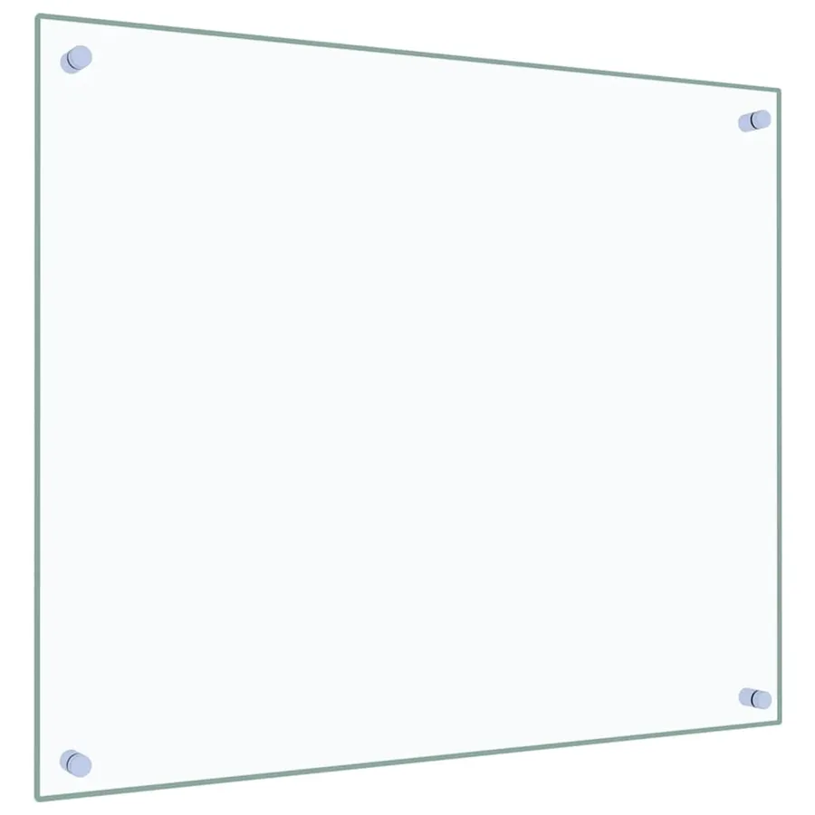 Dosserets de cuisine 2 pcs transparent 70x60 cm verre trempé - 5