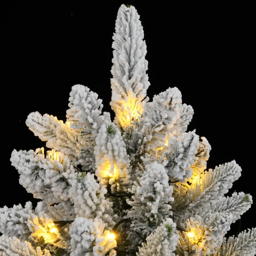 Sapin de Noël artificiel 300 LED et neige floquée 210 cm - 6
