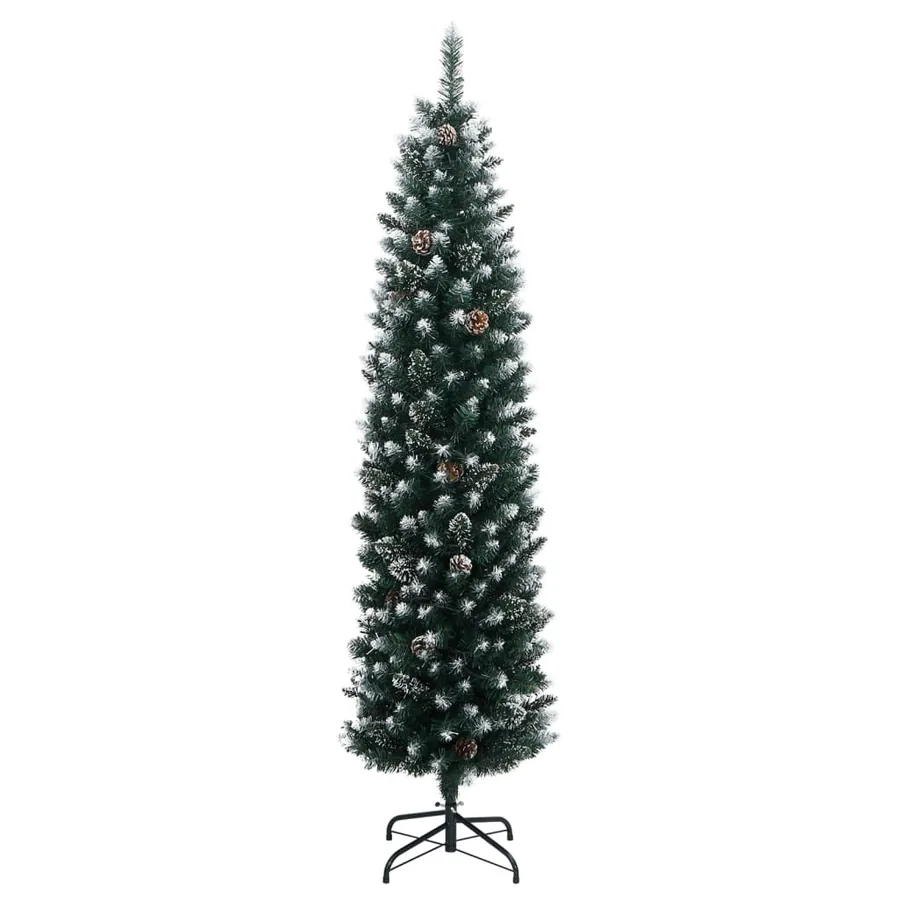 Sapin de Noël artificiel mince 150 LED 150 cm - 2