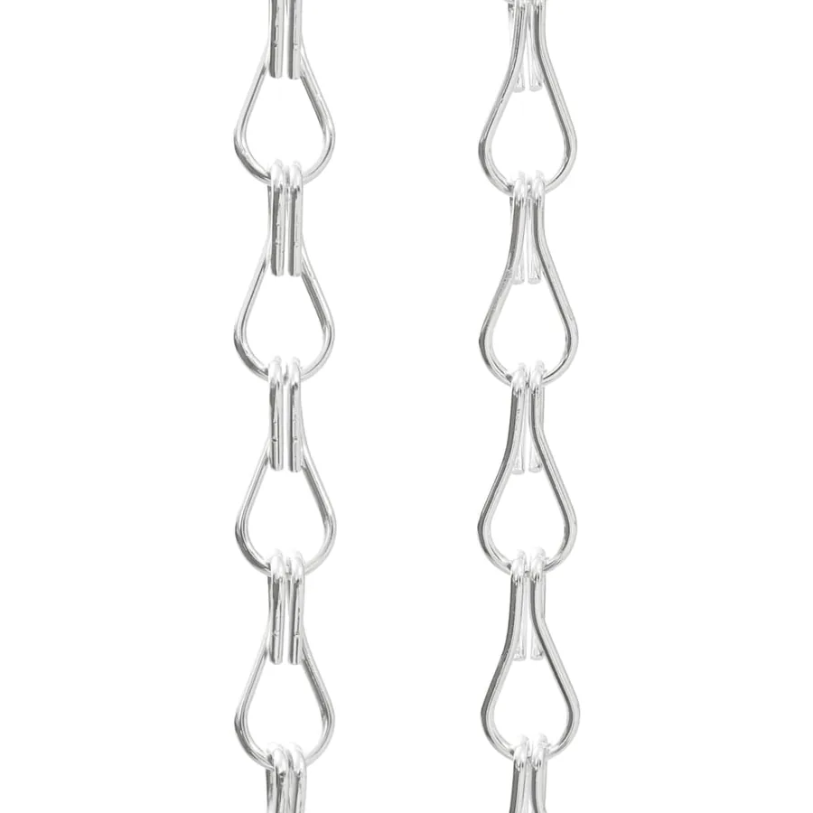 Moustiquaire de porte à chaîne 100x226 cm aluminium - 4