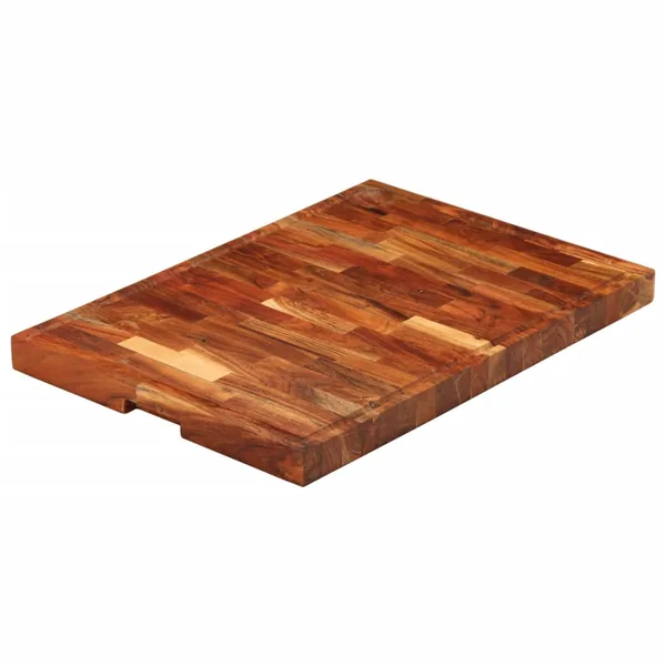 Planche à découper 60x42x4 cm bois d'acacia massif