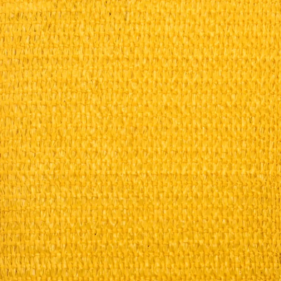 Voile d'ombrage 160 g/m² rectangulaire jaune 4x7 m PEHD - 9