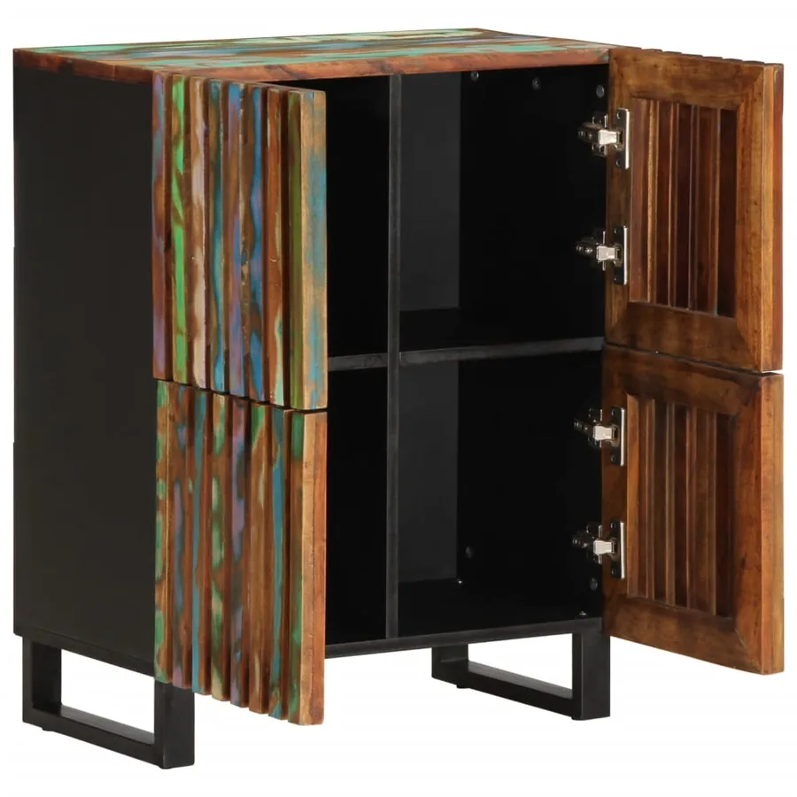 Buffet 60x34x75 cm bois d'acacia massif - 2