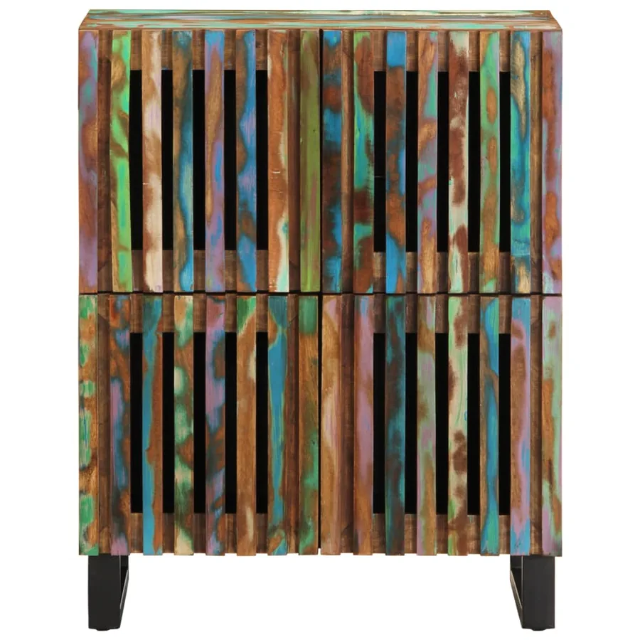 Buffet 60x34x75 cm bois d'acacia massif - 3