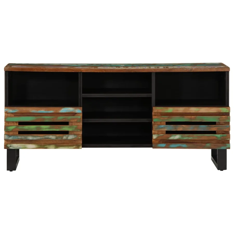Meuble TV 100x34x46 cm bois d'acacia massif - 2