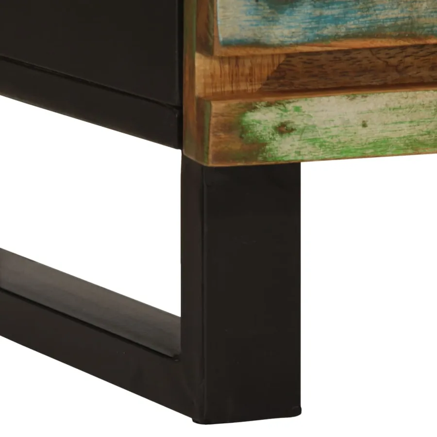 Meuble TV 100x34x46 cm bois d'acacia massif - 7