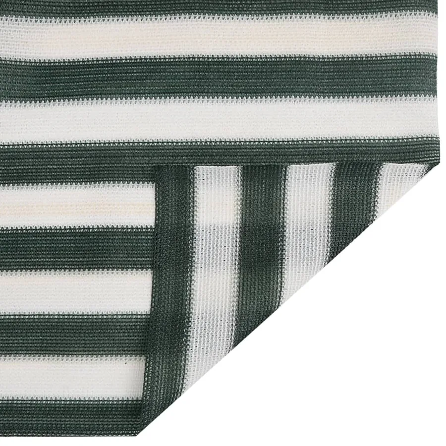 Filet brise-vue vert et blanc 1,8x25 m PEHD 195 g/m² - 6