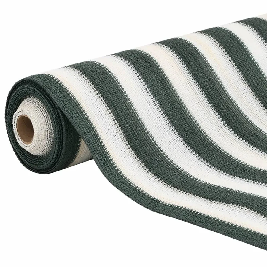 Filet brise-vue vert et blanc 1,8x50 m PEHD 75 g/m² - 3