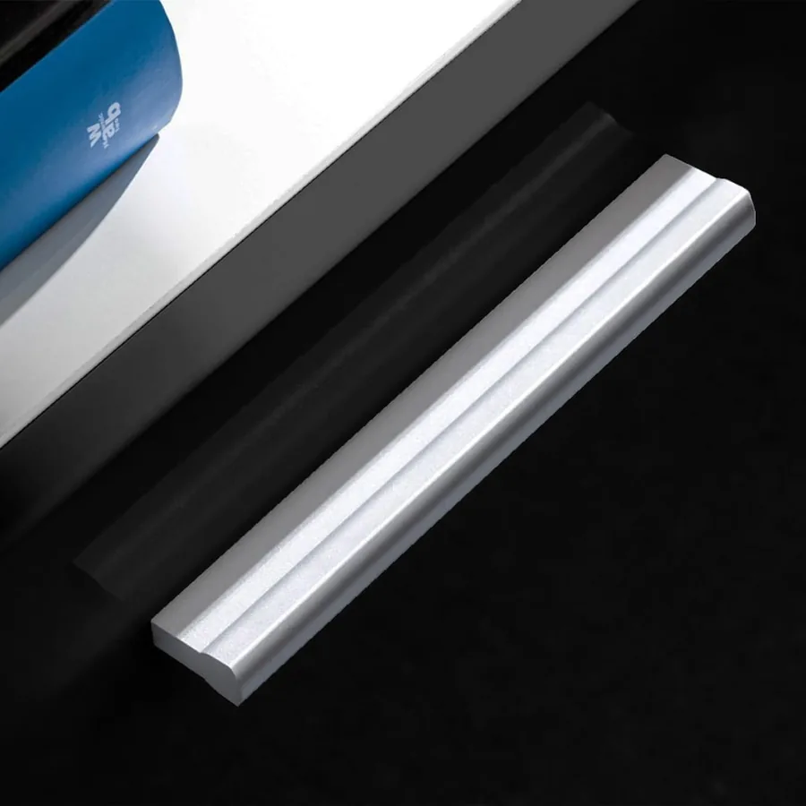 Ensemble mural pour TV 5 pcs avec lumières LED Noir brillant - 7