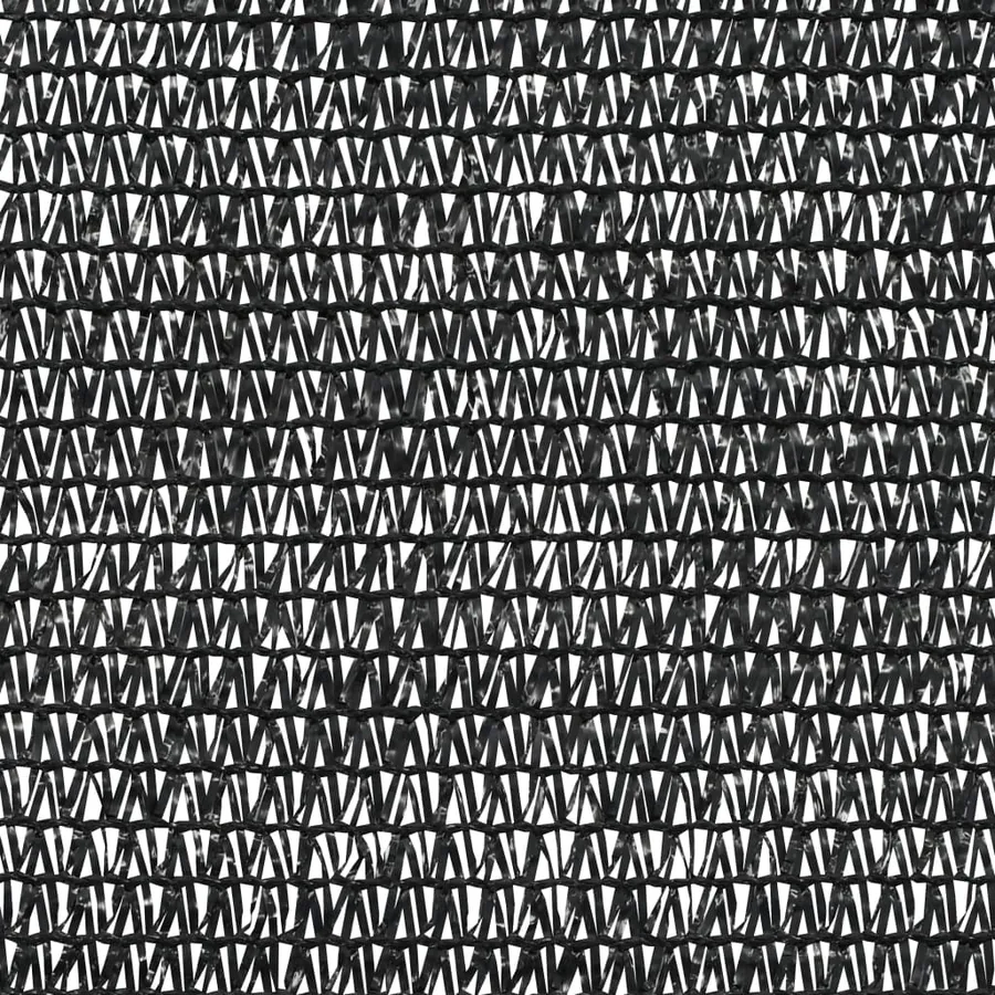 Filet brise-vue Noir 2x50 m PEHD 75 g/m² - 4