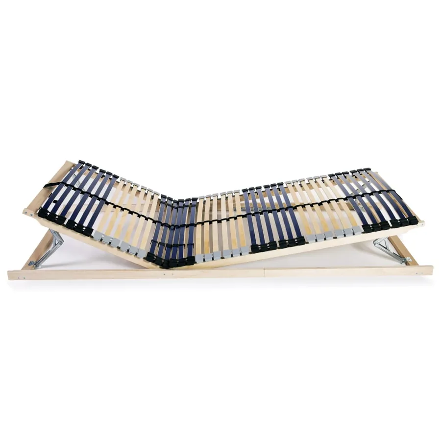 Sommier à lattes sans matelas avec 42 lattes 7 zones 90x200 cm - 3