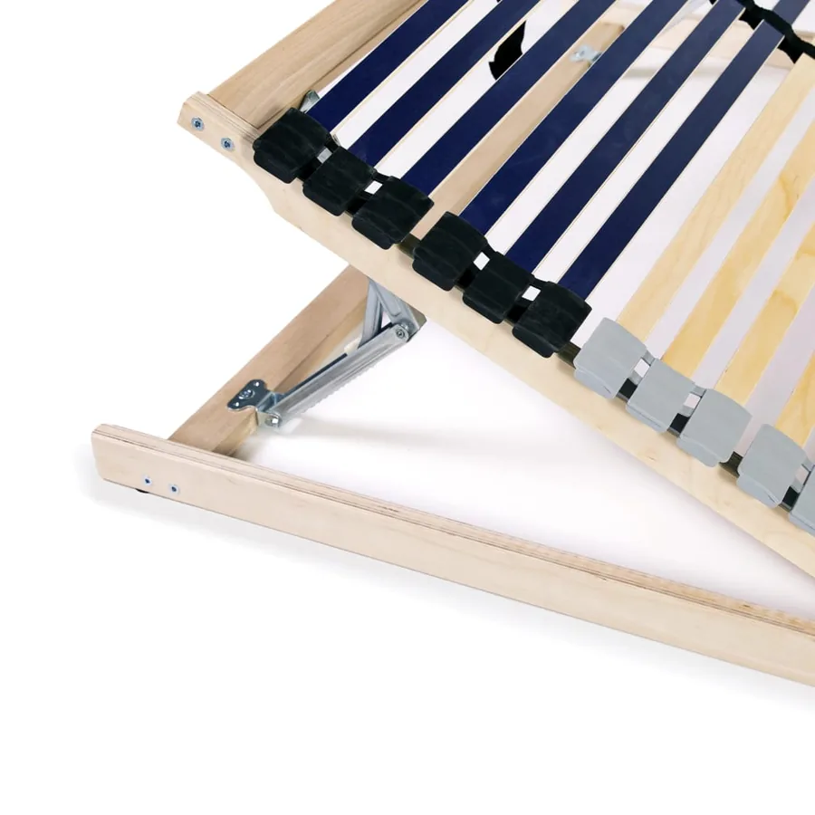 Sommier à lattes sans matelas avec 42 lattes 7 zones 90x200 cm - 6