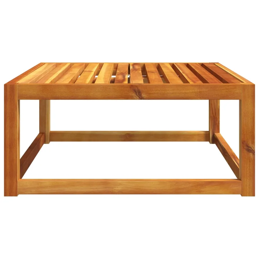 Table de jardin 65x65x29 cm bois massif d'acacia - 5