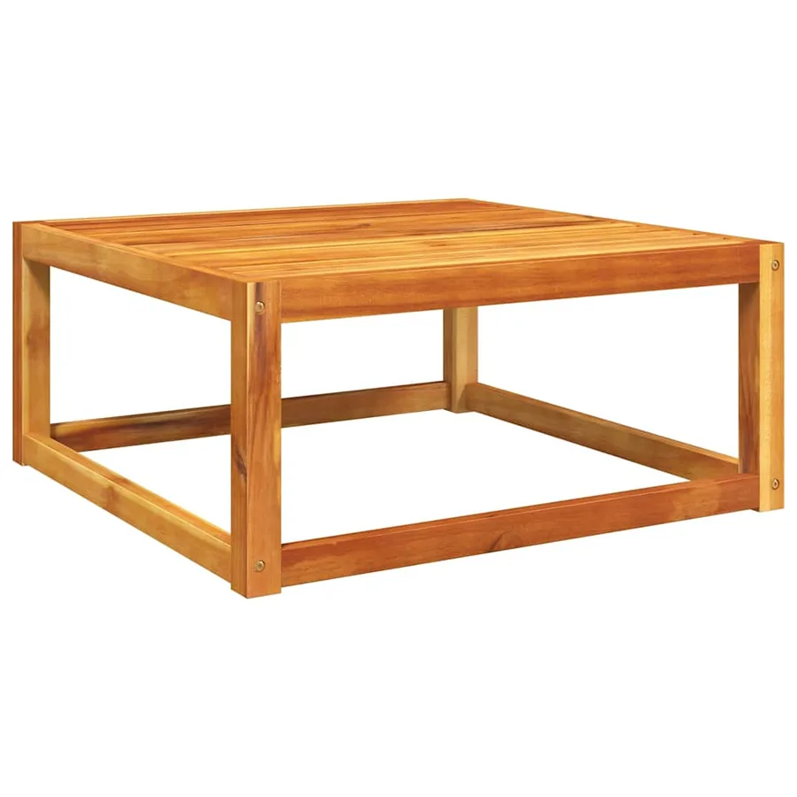 Table de jardin 65x65x29 cm bois massif d'acacia - 6