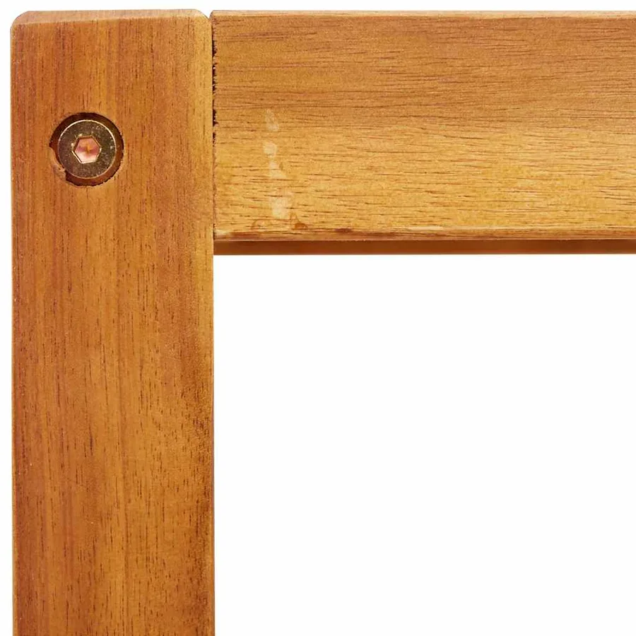 Table de jardin 65x65x29 cm bois massif d'acacia - 7