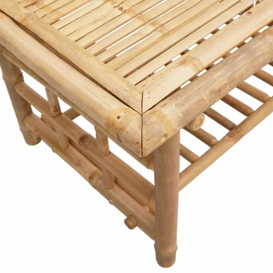 Table basse 110x55x45 cm bambou - 6
