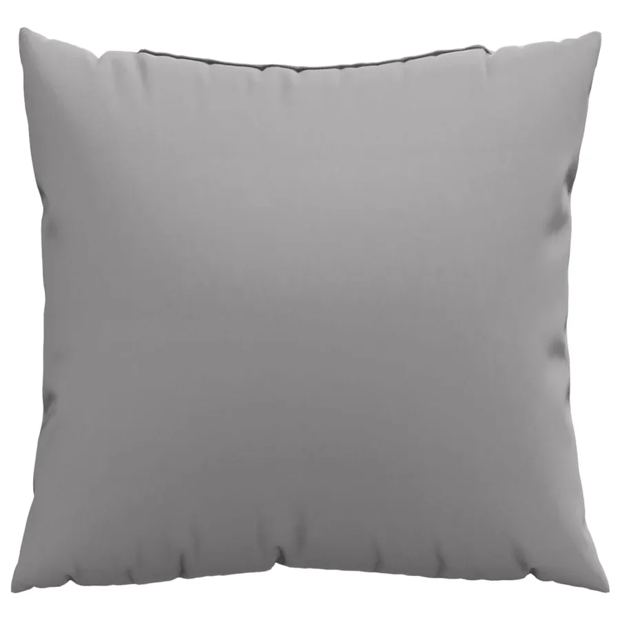 Coussins de canapé lot de 4 gris 50x50 cm tissu - 3