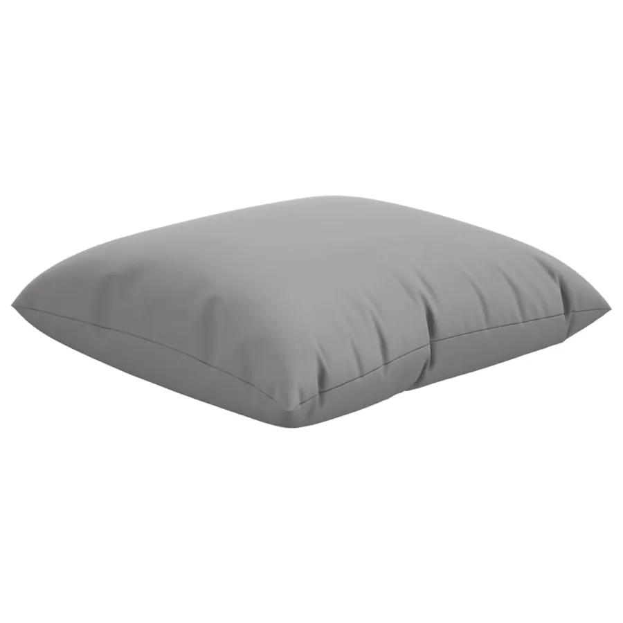 Coussins de canapé lot de 4 gris 50x50 cm tissu - 5