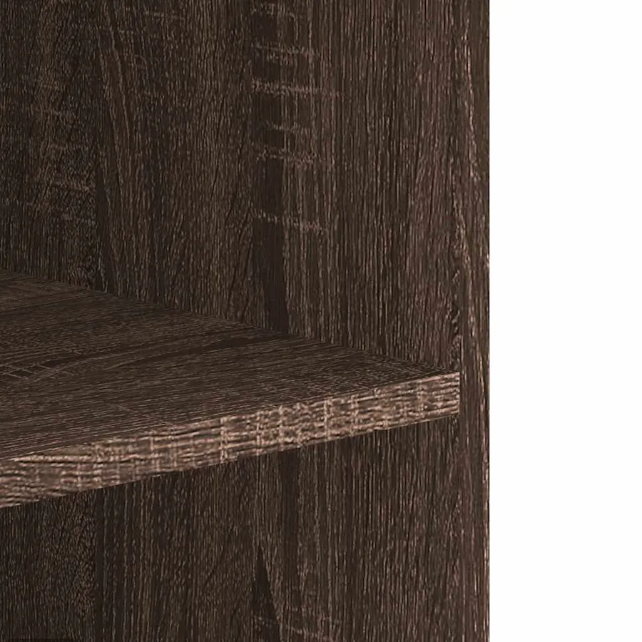 Armoire murale chêne marron 75x35x60 cm bois d'ingénierie - 8