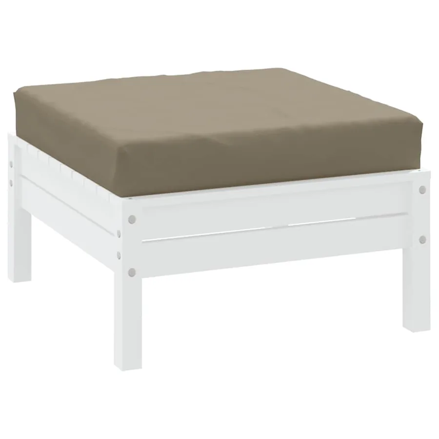 Coussin de palette taupe 60x60x9,5 cm tissu oxford - 3