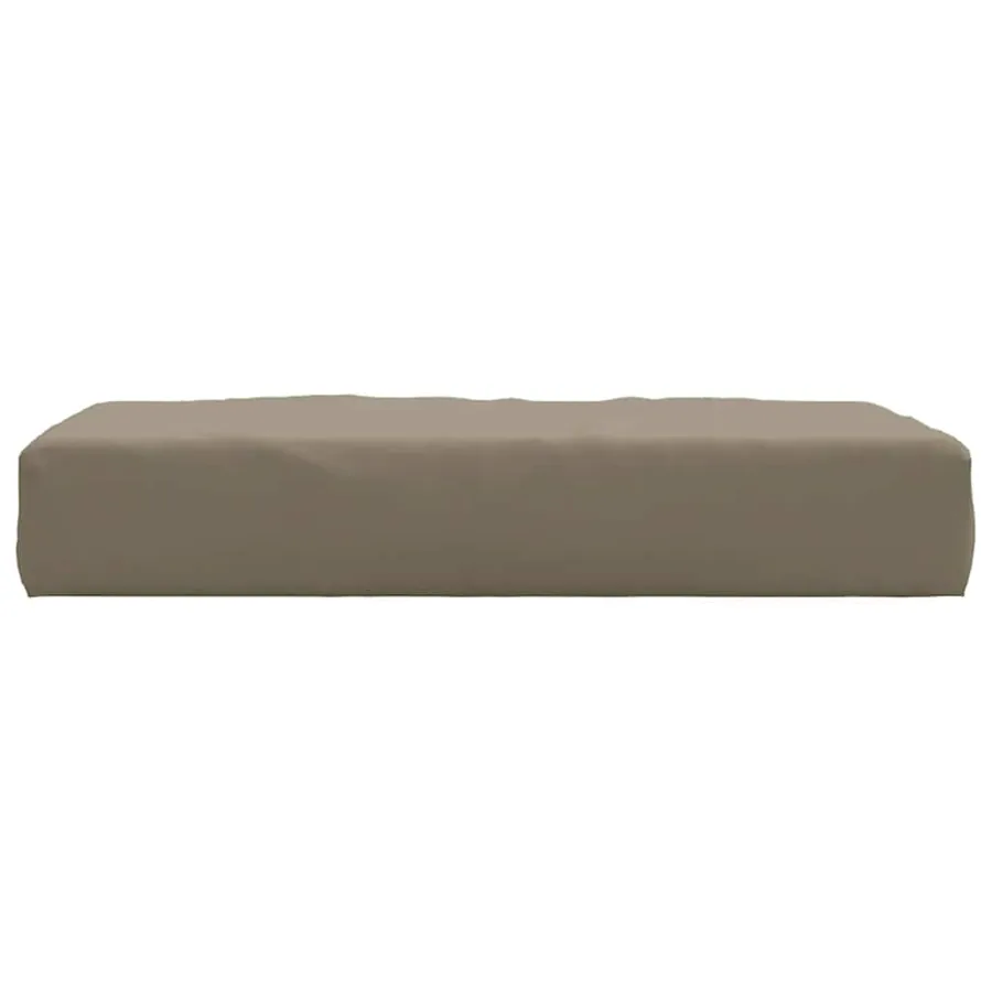 Coussin de palette taupe 60x60x9,5 cm tissu oxford - 4