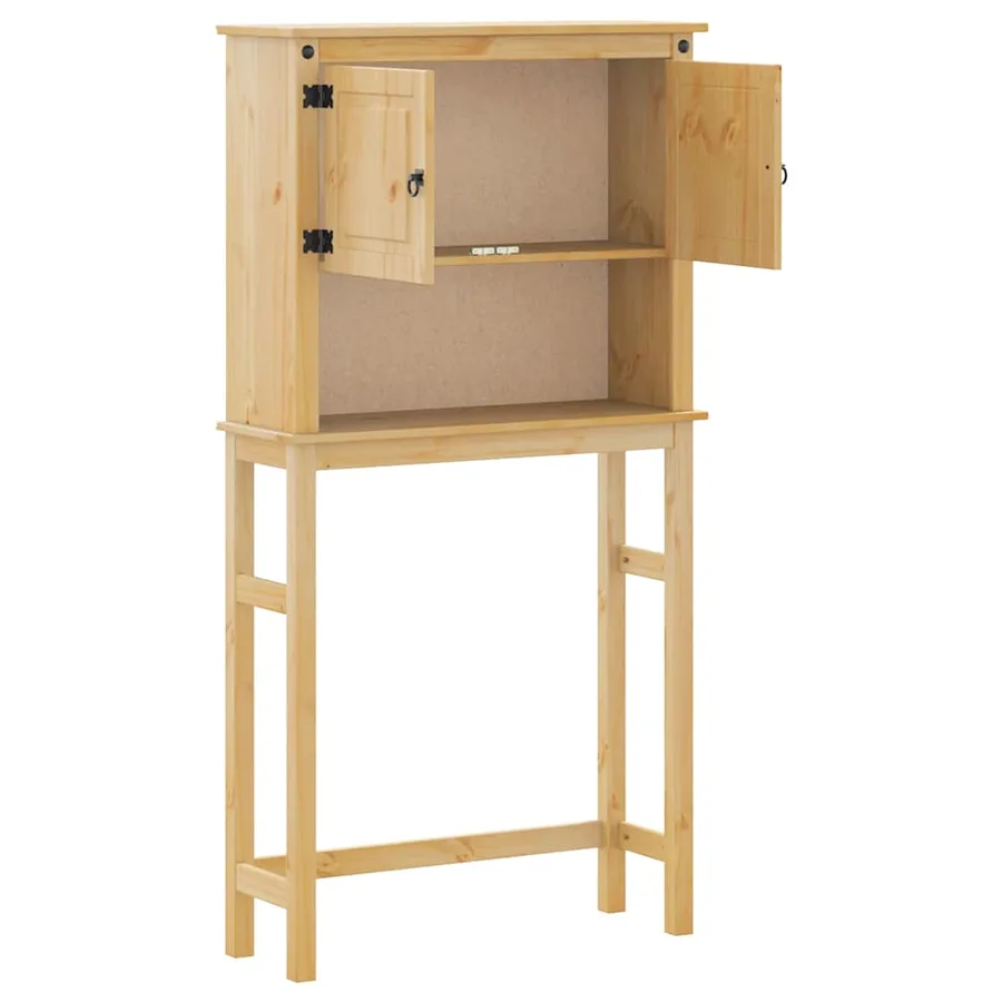 Armoire pour machine à laver salle de bain Corona pin massif - 4