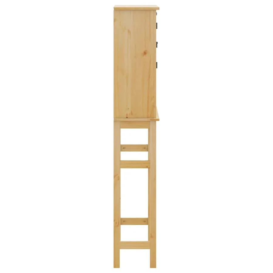 Armoire pour machine à laver salle de bain Corona pin massif - 6