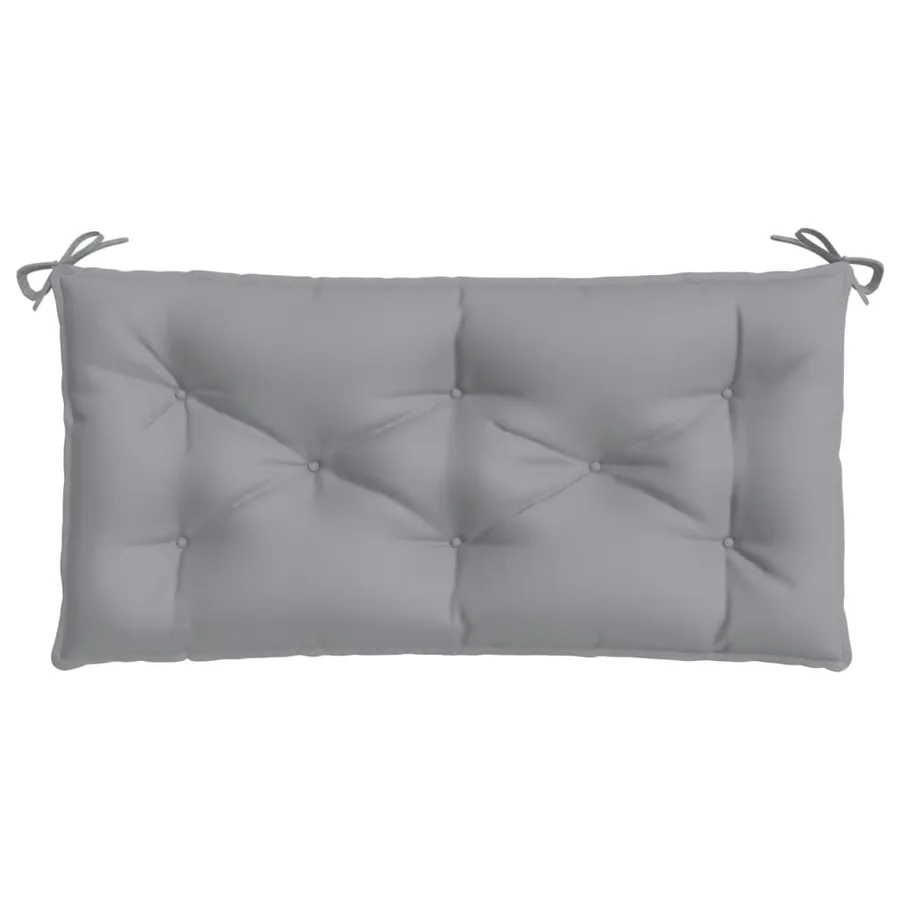 Coussins de banc jardin lot de 2 gris 100x50x7 cm tissu Oxford - 5
