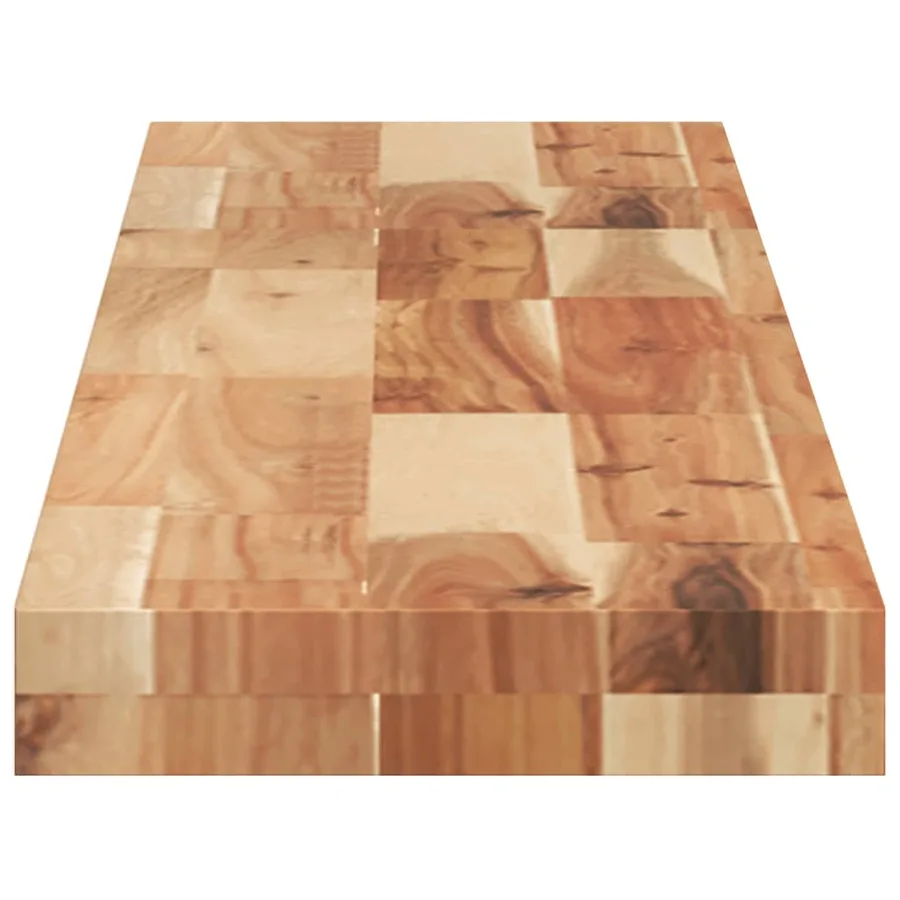 Étagères flottantes 4 pcs 120x20x4 cm acacia massif à l'huile - 5