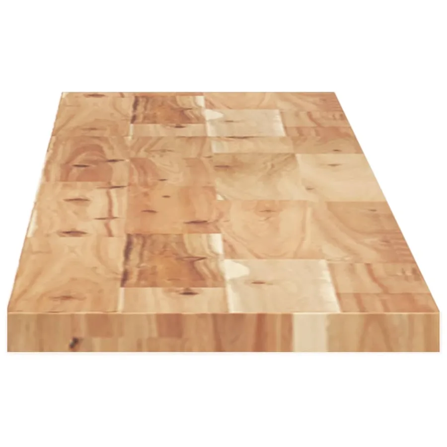 Étagères flottantes 2 pcs 140x20x2 cm acacia massif à l'huile - 5
