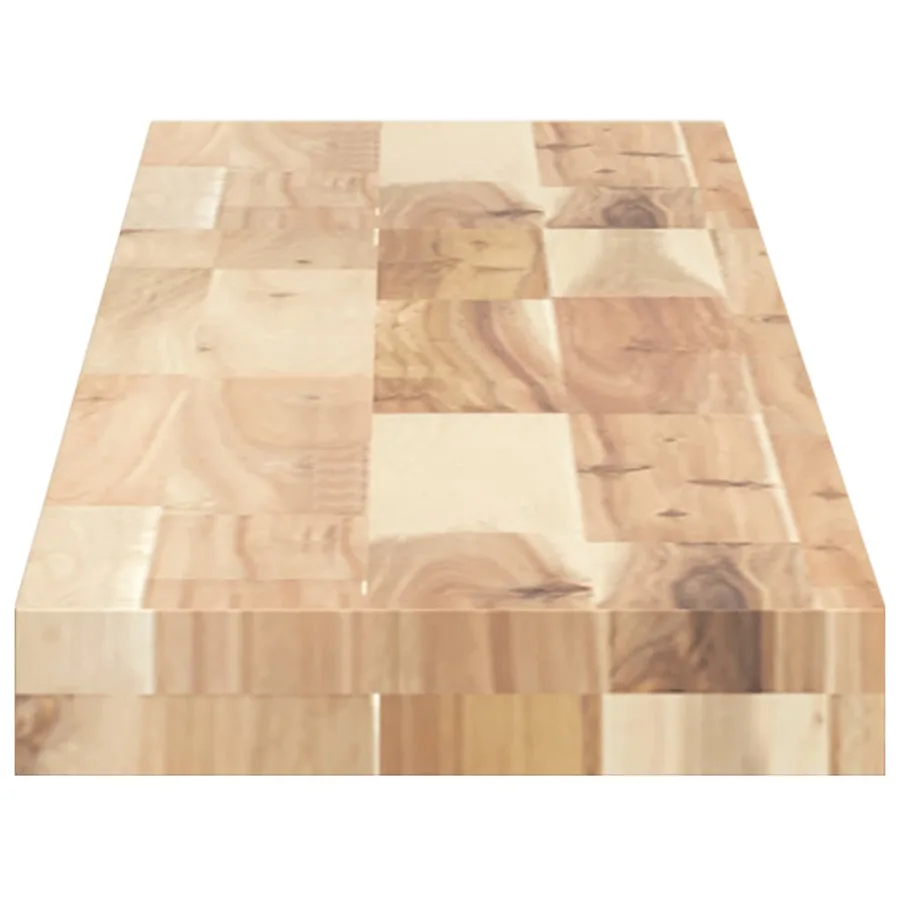 Étagères flottantes 2 pcs 120x20x4 cm acacia massif non traité - 5
