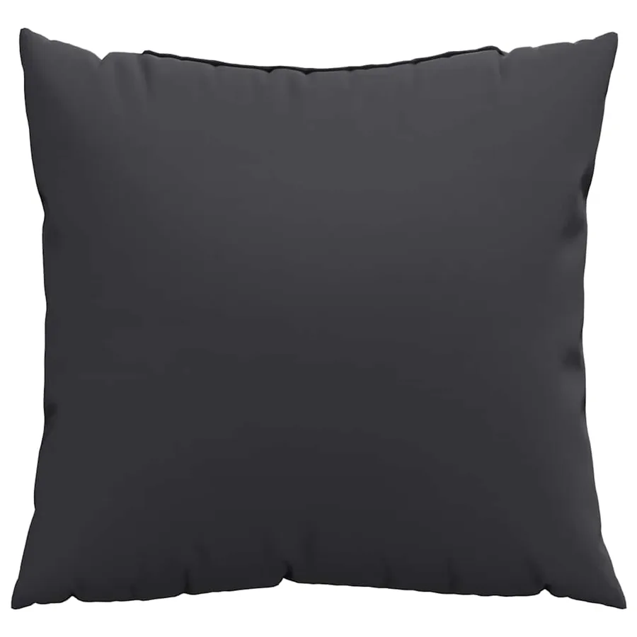 Coussins de canapé 4 pcs noir 60x60 cm tissu - 3